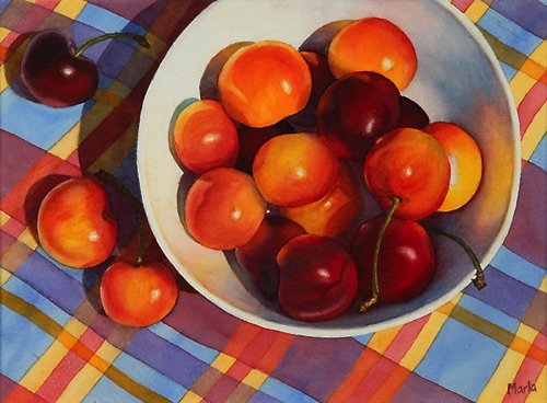 Cherries Jubilee
9” x 15”
Private Collection