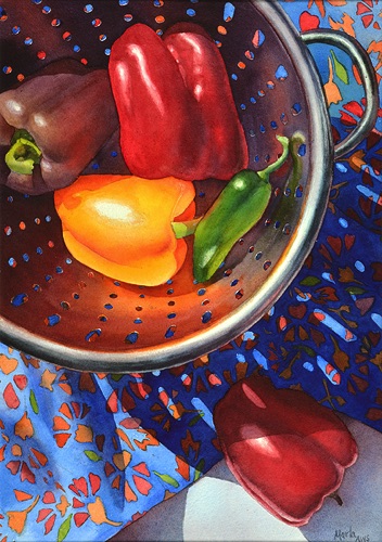 Rainbow Peppers
19” x 14”
Private Collection